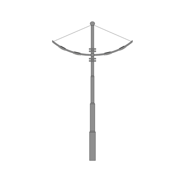 SEXTANTE PARA 4 LUMINARIAS