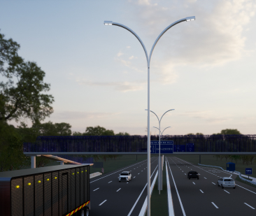 Telecônico Curvo Duplo - mobile 01