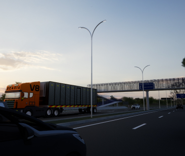 Telecônico Curvo Duplo - mobile 02